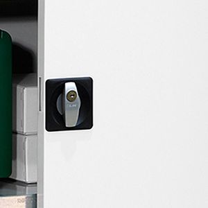 Produktbild für Werkzeugschrank Mauser MKSTS12/6/19, aus Metall, lichtgrau