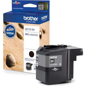 Produktbild für Tinte Brother LC-12EBK schwarz