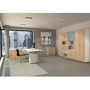 Produktbild für Rollladenschrank Geramöbel Flex, S-382101-SB, aus Holz