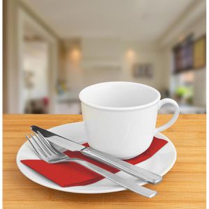 Produktbild für Servietten Papstar 89652, Daily Collection, rot