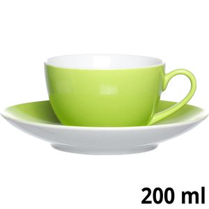 Produktbild für Kaffeetassen Ritzenhoff&amp;Breker Doppio grün, 200ml