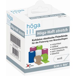 Produktbild für Fixierbinden Höga Haft Stretch, weiß