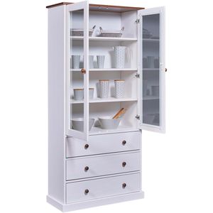 Produktbild für Küchenschrank Inter-Link Westerland, weiß, 90 x 198 cm