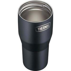 Produktbild für Thermobecher Thermos RS Flip Straw black mat, schwarz