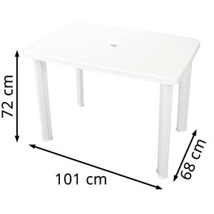Produktbild für Gartentisch vidaXL 43592, Kunststoff