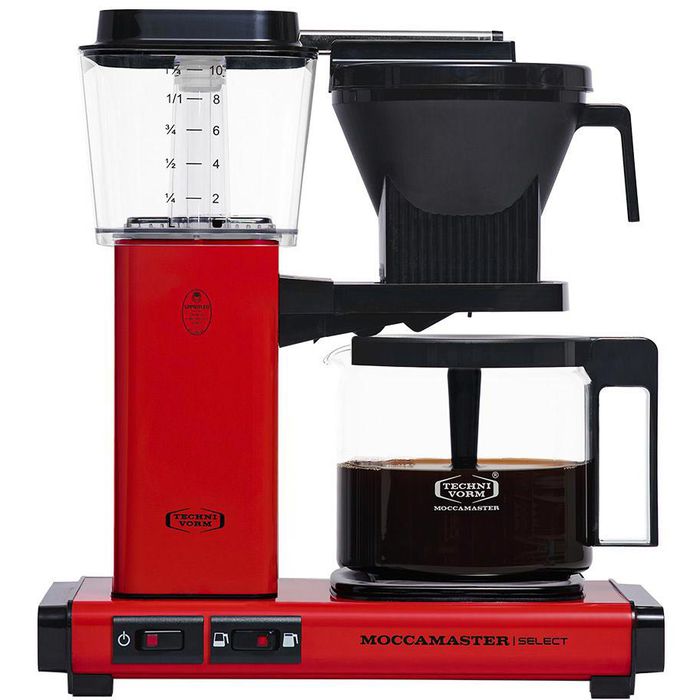 Moccamaster Kaffeemaschine KBG Select, bis 10 Tassen, 1,25 Liter, rot, mit  Glaskanne – Böttcher AG