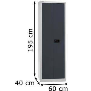 Produktbild für Aktenschrank Bisley E782A04B6, aus Metall
