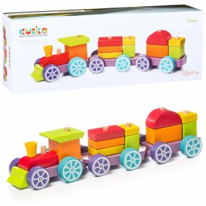Produktbild für Motorikspielzeug CUBIKA 12923, Regenbogen Express