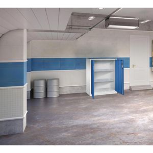 Produktbild für Werkzeugschrank CP-Möbel 8520-000, aus Metall, grau / blau
