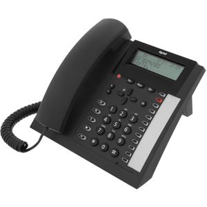 Tiptel Telefon 1020, schwarz, schnurgebunden