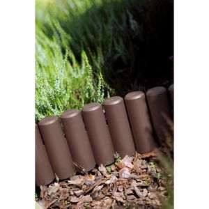 Produktbild für Rasenkante Prosperplast IPAL5, braun, UV-beständig, flexibel