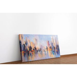 Produktbild für Wandbild Sinus-Art Abstrakte Skyline