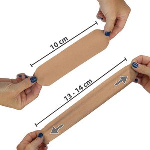 Produktbild für Kinesio-Tape Alpidex BB-Sport Set, beige