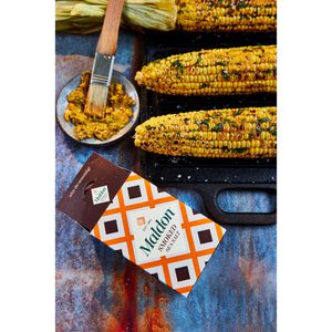 Produktbild für Salz Maldon Smoked Sea Salt Flakes, in der Schachtel