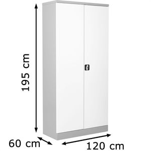 Produktbild für Aktenschrank G-Office FLC/N.192x60, aus Metall