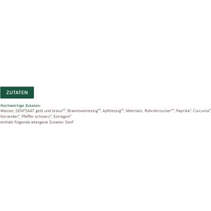 Produktbild für Senf Naturata Delikatess mittelscharf, fein, demeter, BIO