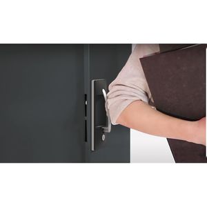 Produktbild für Magazinschrank CP-Möbel Serie 13, grau / anthrazit