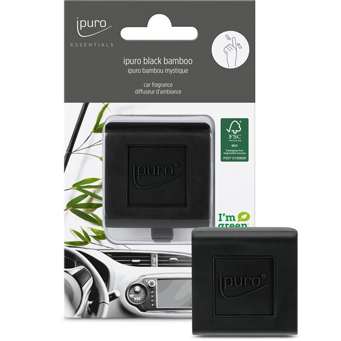 ipuro Autoduft Essentials Car Line, Duftstecker, mit Clip, black bamboo –  Böttcher AG