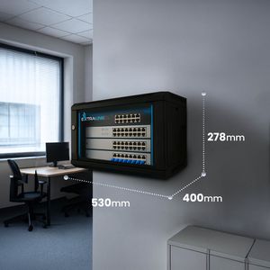 Produktbild für Netzwerkschrank Extralink Lite, EX.28778, 19 Zoll