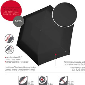 Produktbild für Regenschirm Knirps US.050 Ultra Light Slim Manual, sturmfest