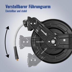Produktbild für Druckluftschlauchtrommel Poppstar Premium, 15+1,5m