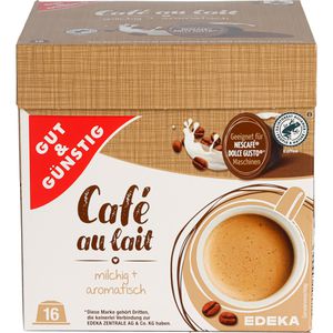 Kaffeekapseln Gut&Günstig Cafe au Lait