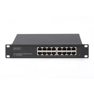 Produktbild für Switch Digitus 16-Port Gigabit Switch, DN-80115-1, unmanaged