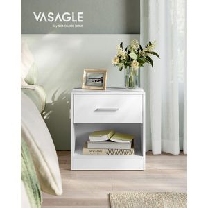 Produktbild für Nachttisch Vasagle LET619T14, weiß