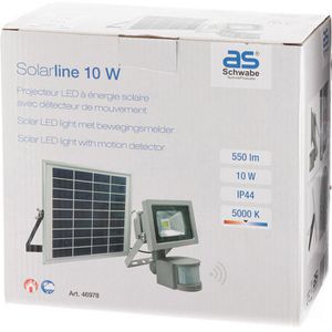 Produktbild für LED-Außenstrahler as-Schwabe Solarline, IP44 wasserfest