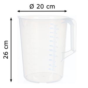 Produktbild für Messbecher Contacto 3078/500, aus Kunststoff