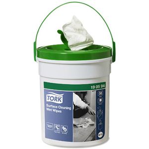 Reinigungstücher Tork 190594, W15, feucht