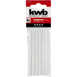 Produktbild für Heißklebesticks kwb 538906, transparent