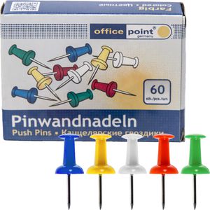 Pinnadeln Office-Point Kopf aus Kunststoff