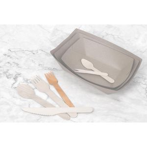 Produktbild für Einwegbesteck Biozoyg DSE06298, aus Holz