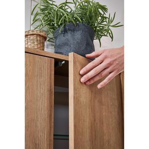 Produktbild für Bad-Hängeschrank Fackelmann Finn 84612, matt asteiche