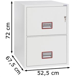 Produktbild für Hängeregisterschrank Phoenix FS2252K, feuerfest