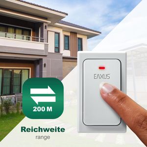 Produktbild für Türklingel Eaxus batterielos, Funk Set