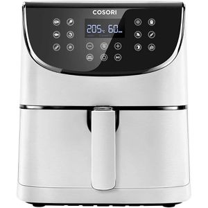 Cosori Fritteuse Premium XXL, CP158-AF-RXW, 1700 W, Heißluftfritteuse, ohne Öl, für 5,5 Liter