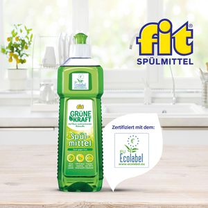 Produktbild für Spülmittel fit Grüne Kraft, mikroplastikfrei