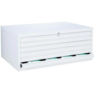 Produktbild für Planschrank Lüllmann 565317, weiß, DIN A0