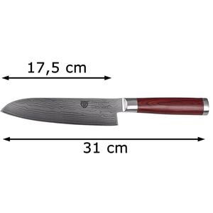 Produktbild für Santokumesser Gräwe Damaszener 074.56, in Geschenkbox