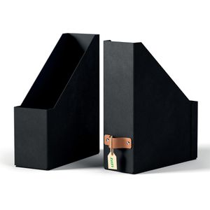 10 Idena Stehsammler DIN A4 – Stehordner In Schwarz – Praktische Büroorganisation
