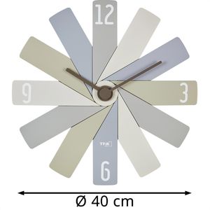Produktbild für Wanduhr TFA 60.3020.30 Clock In The Box, analog, Quarzuhr