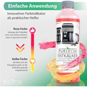 Produktbild für Entkalker Purivita Konzentrat, mit Farbindikator