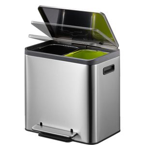 Produktbild für Mülleimer EKO EcoCasa, VB 912824, matt silber