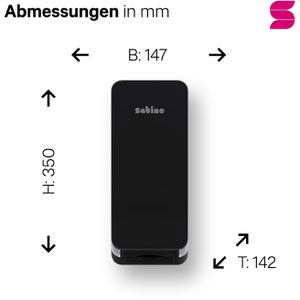 Produktbild für Toilettenpapierspender Satino Hyginity, 333425, BT1