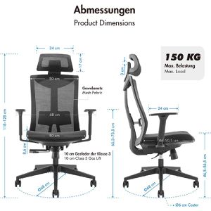 Produktbild für Bürostuhl LogiLink EO0077