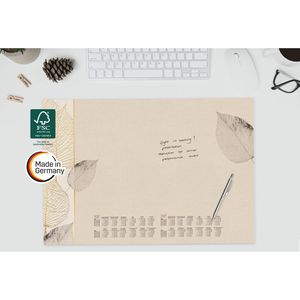 Produktbild für Schreibunterlage Sigel H6315 Natural Leaves, braun
