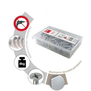 Produktbild für Schrauben-Dübel-Set Tox 094901112, Indoor Box