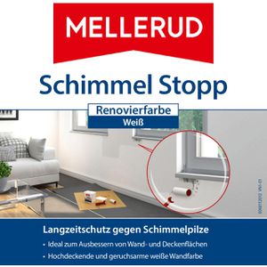 Produktbild für Anti-Schimmel-Farbe Mellerud Renovierfarbe